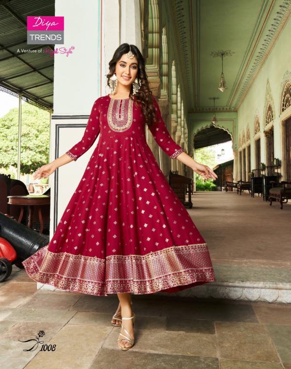 Diya Trends Lakme Vol 1 Long Anarkali Kurti Collection